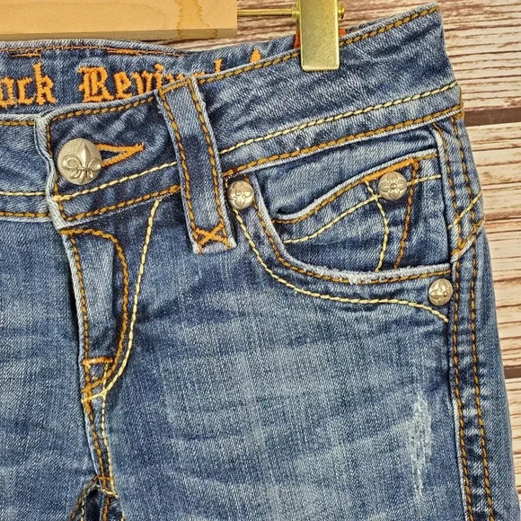 Rock Revival 26x31 Patti Bootcut Denim Jeans - Picture 7 of 12